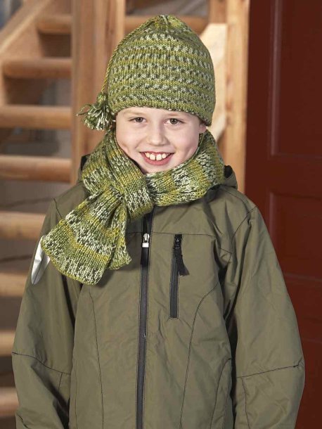 Hatte, tørklæde, håndledsvarmere og falske poloer