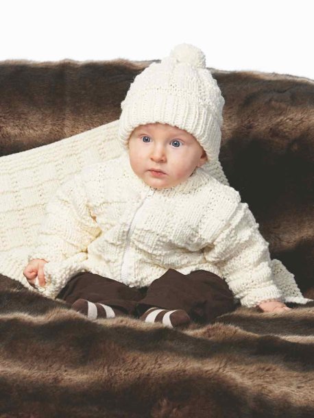 Ternet, baby, børnesæt og tæppe