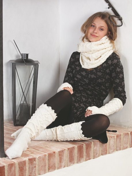 Tubetørklæde, håndledsvarmere og sokker