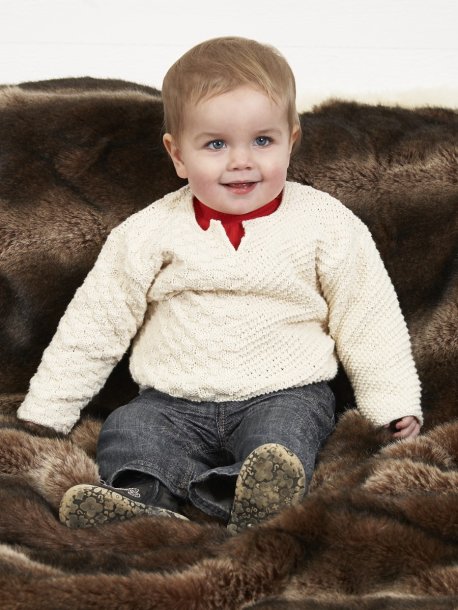 Struktureret striktrøje