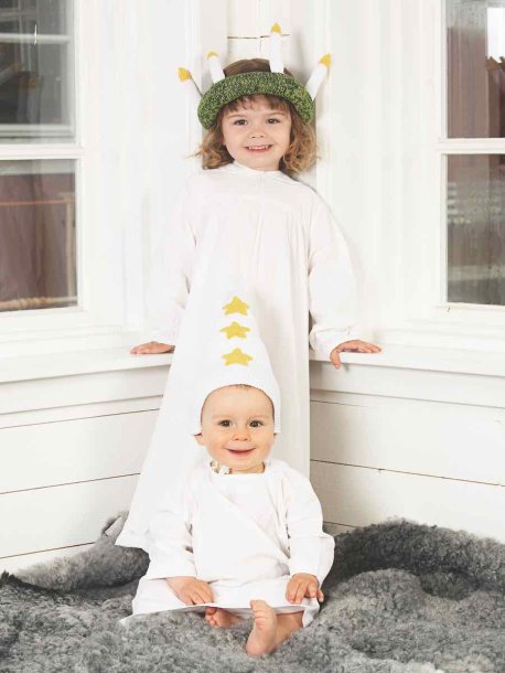 Luciakrone med stjernedrengshat