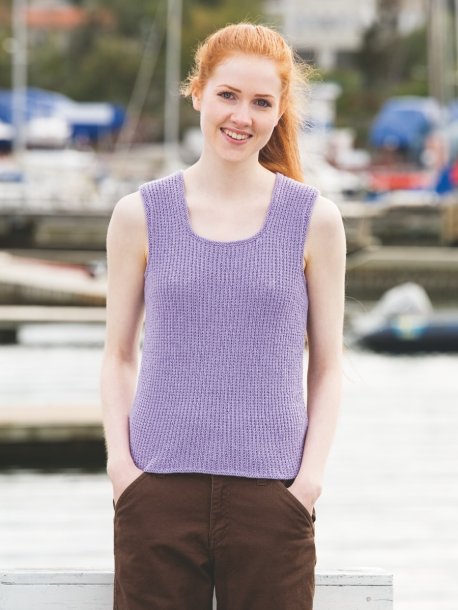 Tekstureret strikket hør