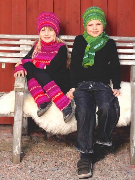 Huer, tørklæde, falsk polo, puls- og benvarmere