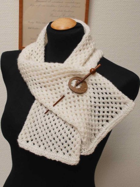 Mønstret tørklæde