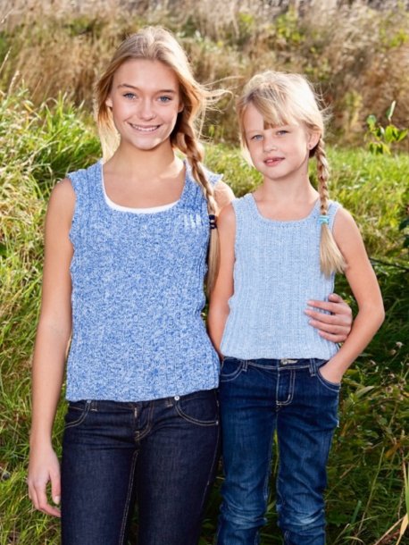 Tekstureret strikket hør