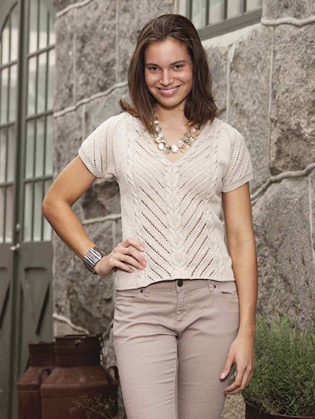 Blondestrikket trøje