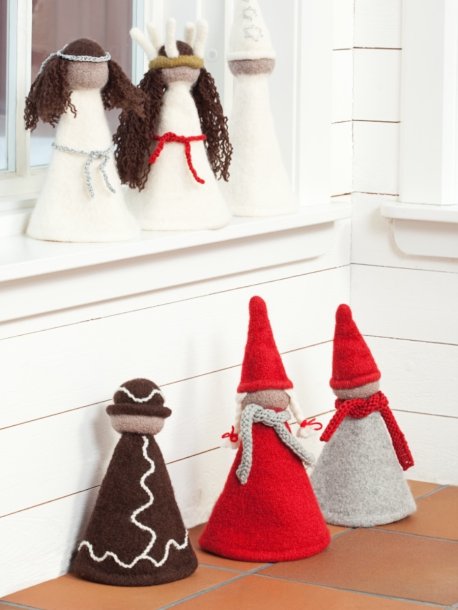 Filtet Lucia-tog, nisser og peberkagemand