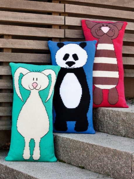 Aflange puder med dyremotiver