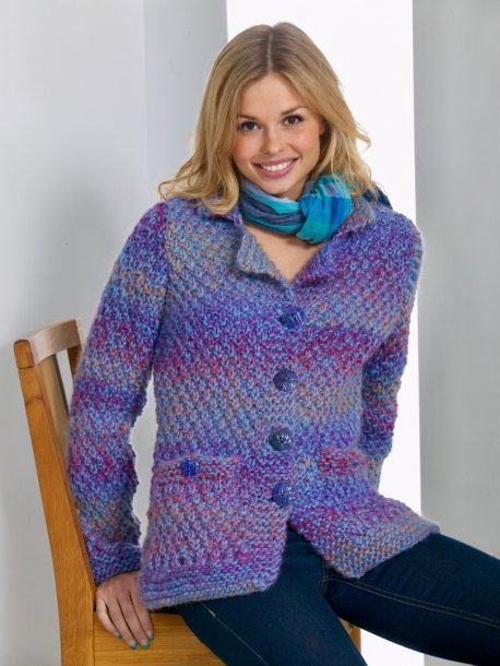 Dobbeltradet cardigan