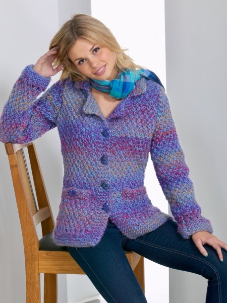 Dobbeltradet cardigan