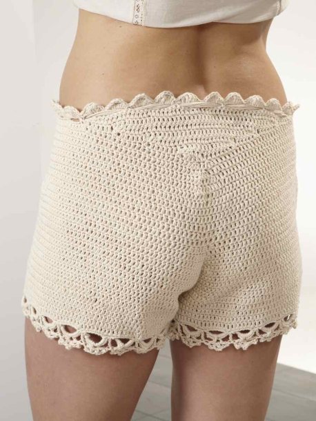 Hæklede shorts