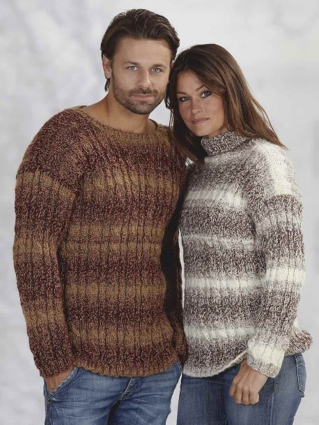 Flätstickade tröjor