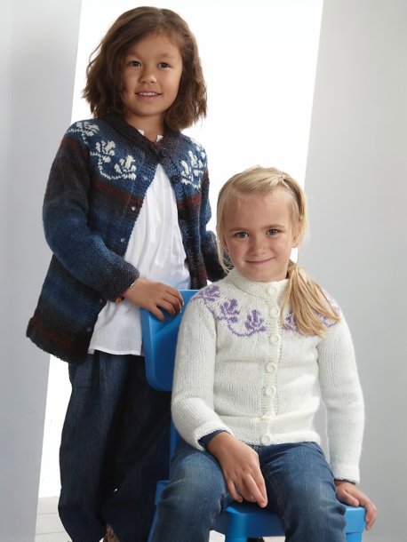 Strikket cardigan med bærestykke