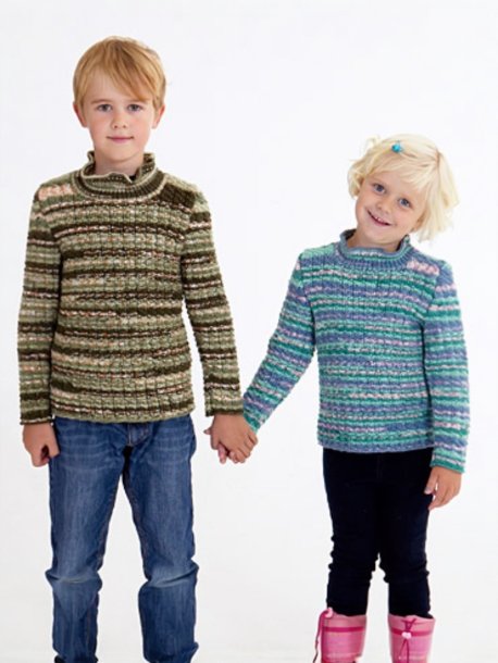 Strukturerede strikkede sweatere