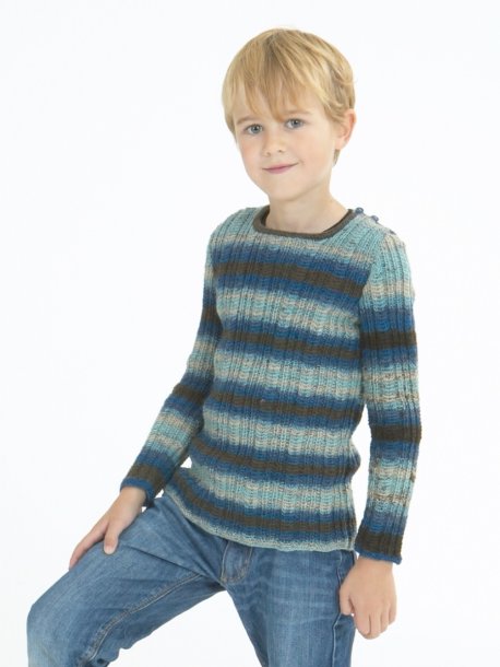 Kabelstrikkede sweatere til kvinder, børn og mænd