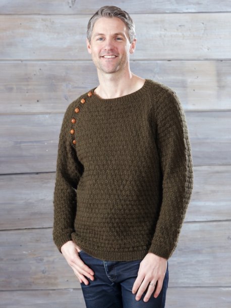 Strukturstrikkede sweatere til børn, kvinder og mænd