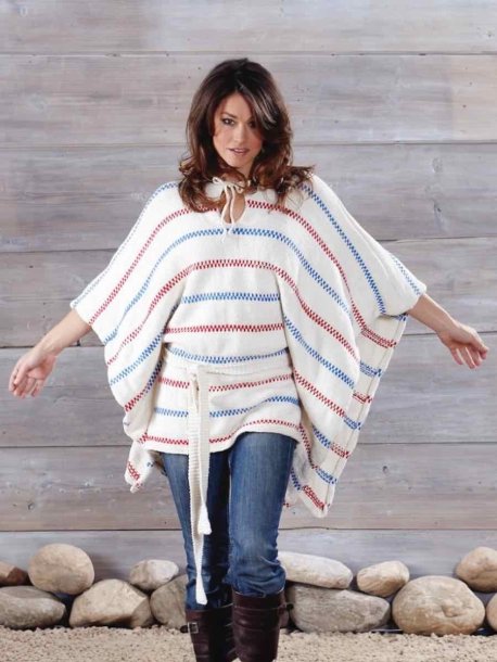 Ponco i pippitröjamönster