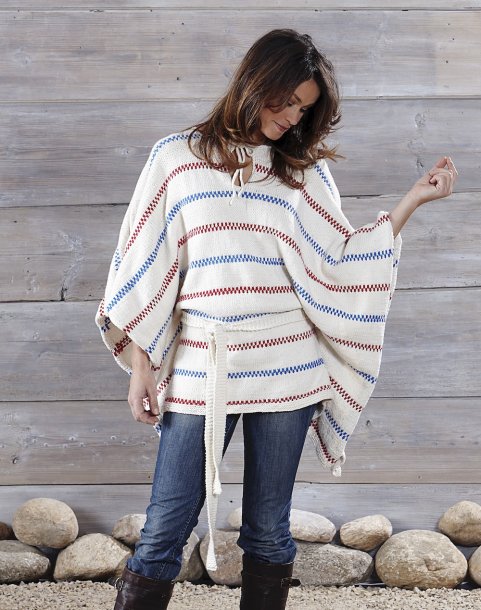 Ponco i pippitröjamönster