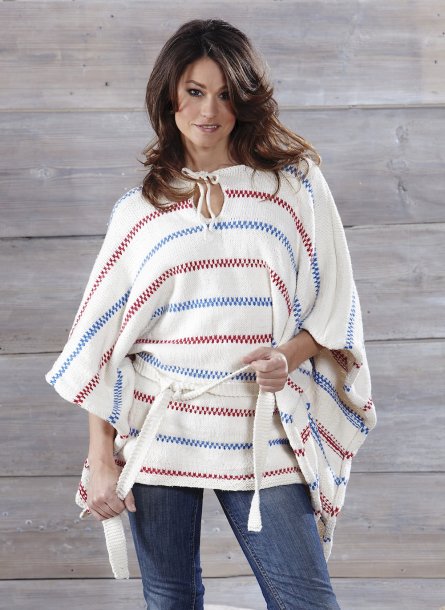 Ponco i pippitröjamönster