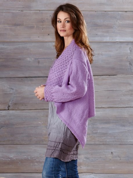 Cardigan med mønster
