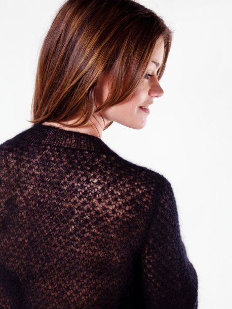 Mønstret cardigan