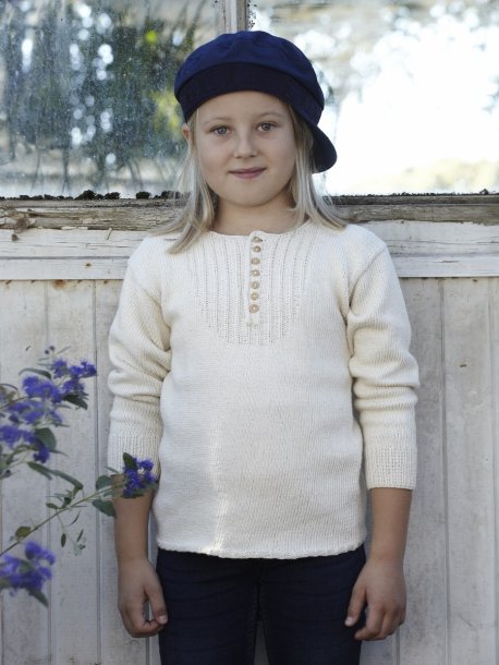 Børnetrøje i gammeldags stil