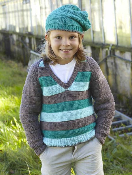 Sweater og hat