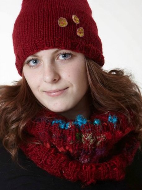 Tørklædepolo og hue