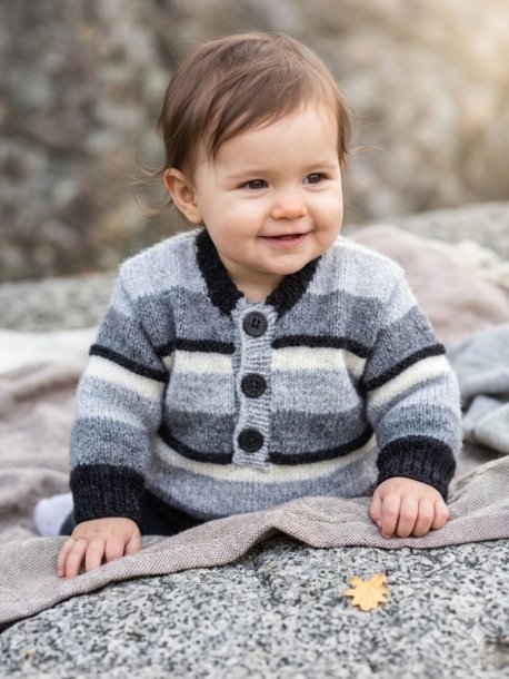 Stribet sweater