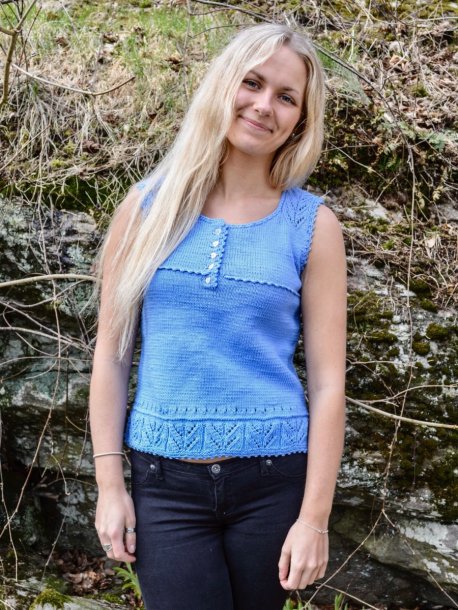 Strikket tanktop