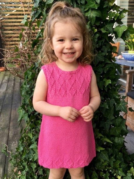 Tunika i tekstureret mønster