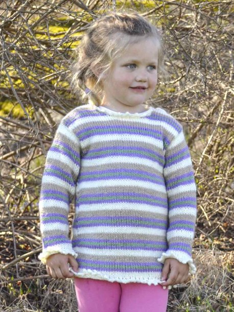 Strikket børnetrøje