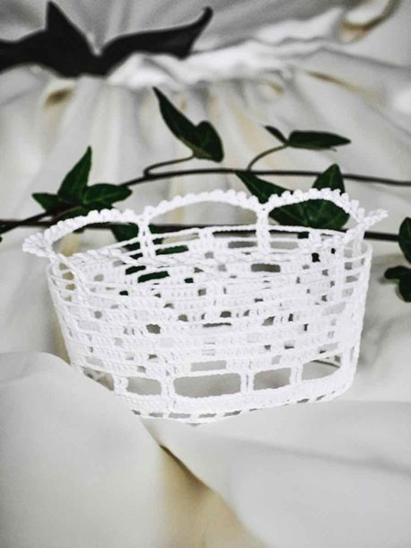 Hæklede brudekroner