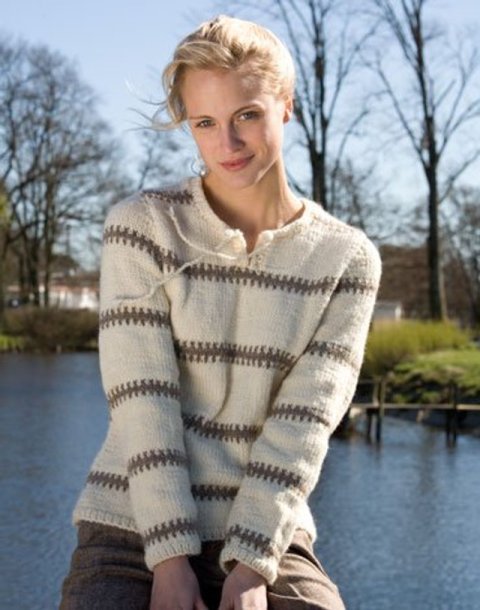 Mønstrede trøjer og ribhue