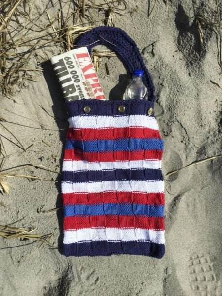 Strikket sommertaske