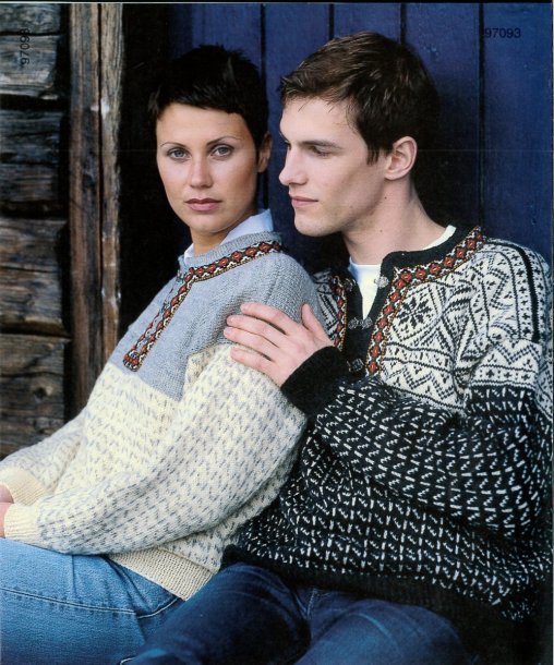 Mønstrede trøjer og cardigans