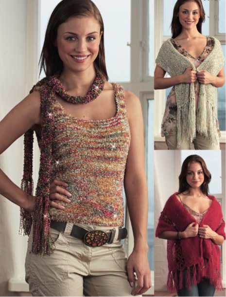 Linned, tørklæde og sjaler