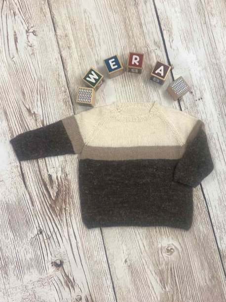 Børnetrøje med striber