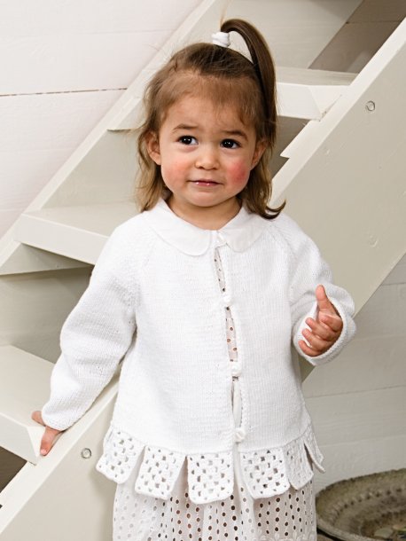 Sweater og cardigan med bedstemorsfirkanter