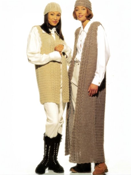 Hæklede veste og huer