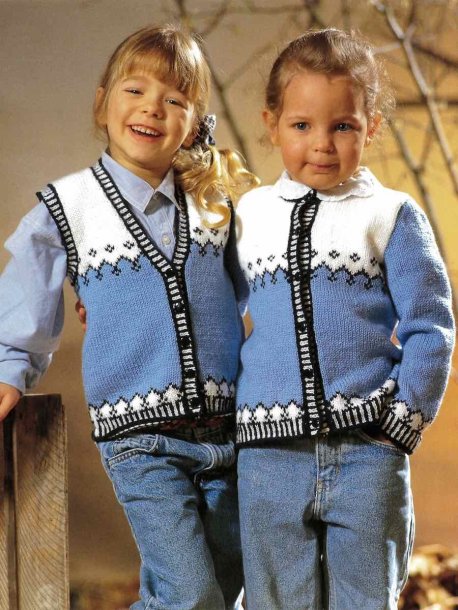 Cardigans og veste til kvinder og børn