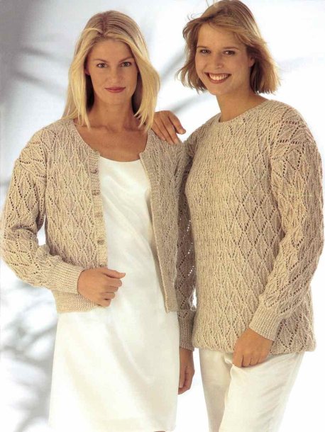 Cardigan og trøje