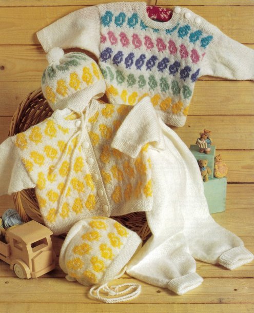 babyset med kycklingar