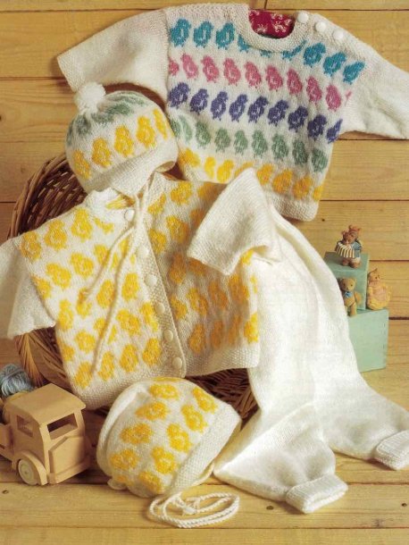 babyset med kycklingar