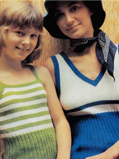 rak-ringad och v-ringad jumper