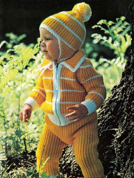 Jacka, byxa och mössa