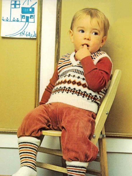 Slipover och strumpor