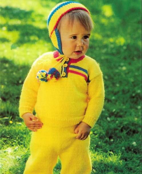 Jumper, byxa och mössa