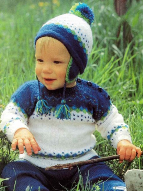 Jumper, byxa och mössa