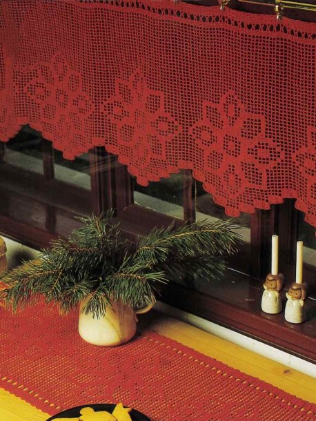 Gardinkappa med stjärnor